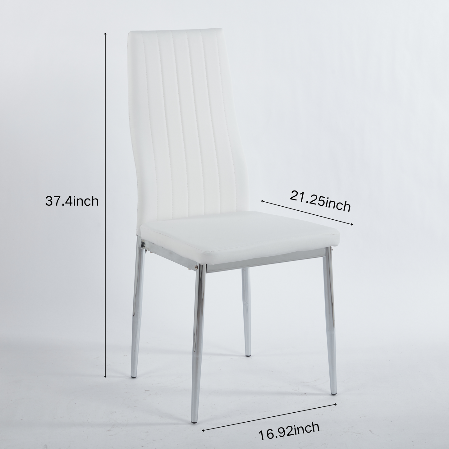 1-4,5pieces Dining Set, Table Metal Leg Mid-century Dining Table For 4-6 People With Glass Table Top, Pedestal Dining Table, End Table Leisure Coffee Table