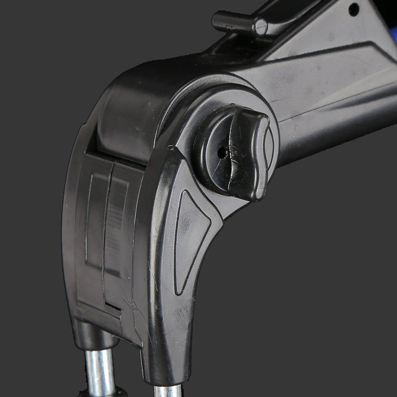 Stainless Steel Roughened Fishing Rod Turret Bracket Roughened Black Diamond