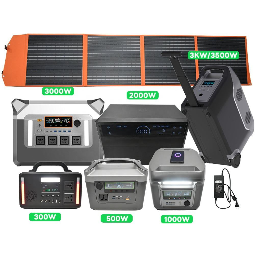3000W Outdoor Power Supply Solar Outdoor Portable Power Station