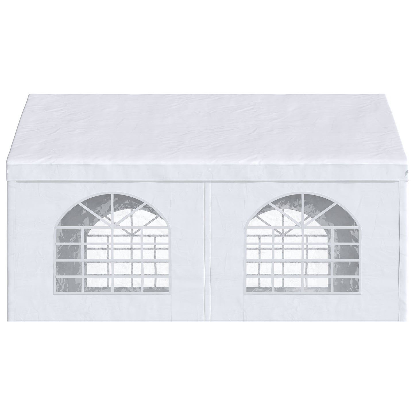 13 x 16.5 ft Heavy Duty Party Tent Outdoor Gazebo Wedding Tent Event Shelter Carport BBQ with Removable Sidewalls & Windows, Outside Waterproof Canopy for Parties, White