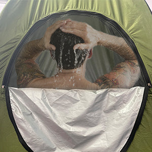 Camping Shower Tent 7FT Instant Up Privacy Tents, Portable Toilet Tent Outdoor Dressing Room, Foldable Camp Sun Shelter For Beach Fishing