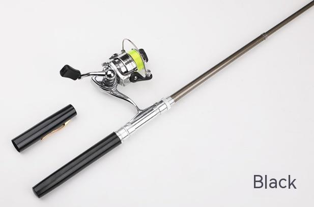 Pen Fishing Rod With Mini Metal Spinning Reel