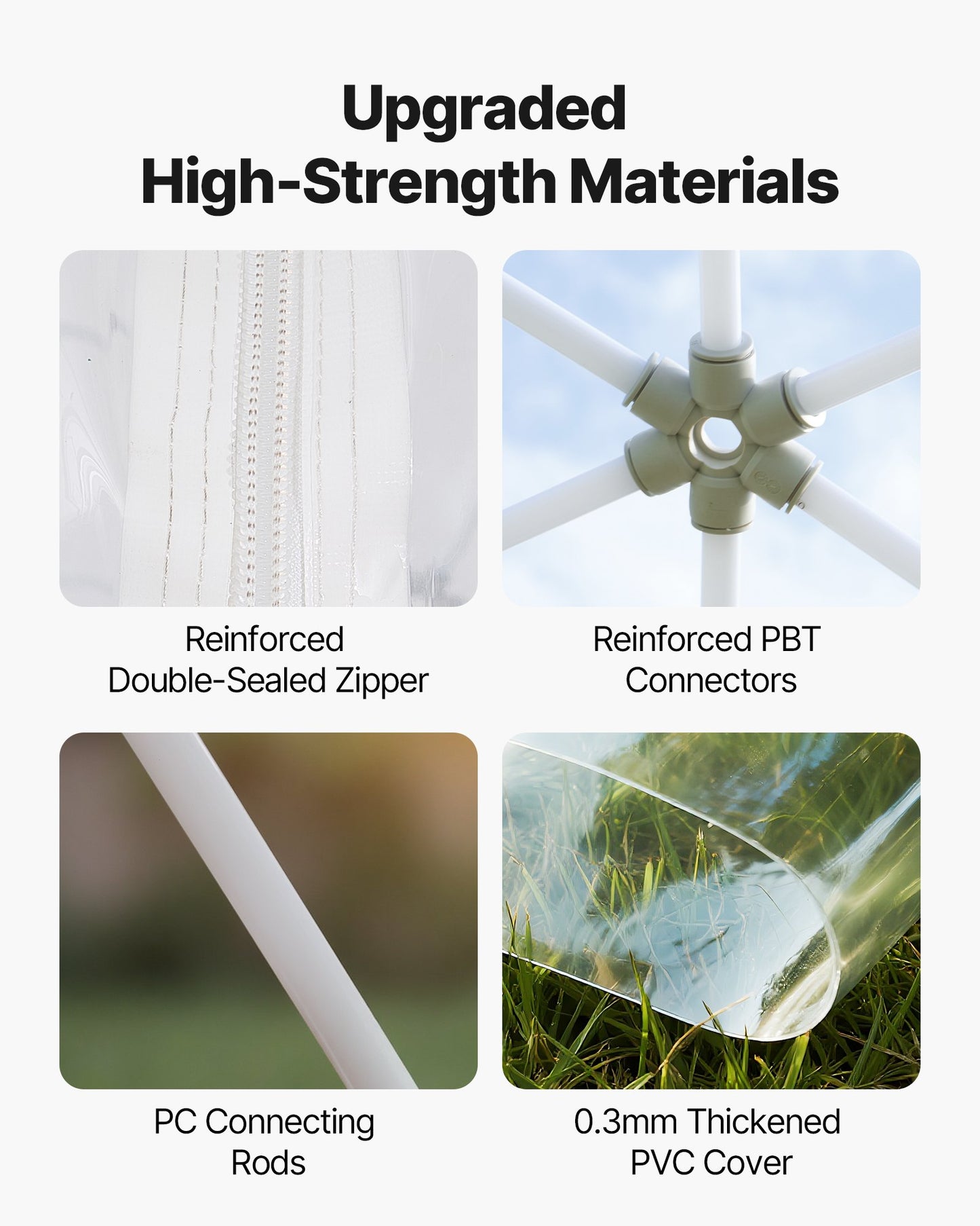 Garden Dome Igloo, 9.5 X 5.7 Ft Outdoor Clear Bubble Tent For 2-4 Person, Weatherproof Geodesic Dome Greenhouse With Window, PVC Igloo Tent For Backyard Patios Camping Party Wedding