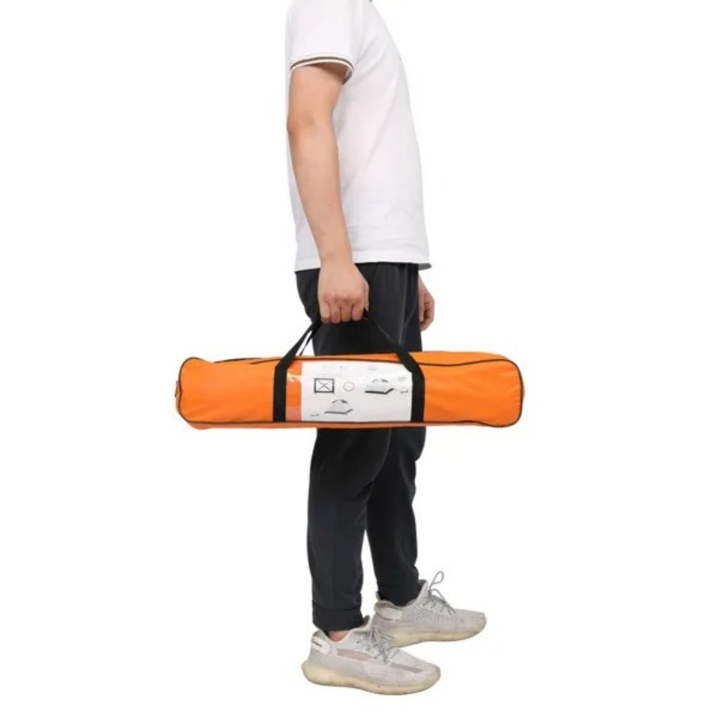 1-Person Waterproof Camping Dome Tent Automatic Up Quick Shelter Outdoor Hiking Orange