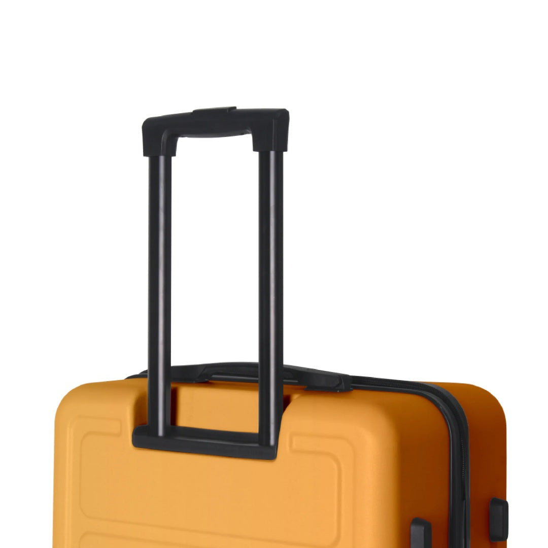 Luggage Sets ABS Hardshell 3pcs Luggage, Lightweight Durable Suitcase Sets Spinner Wheels Suitcase 20 24 28 Yellow