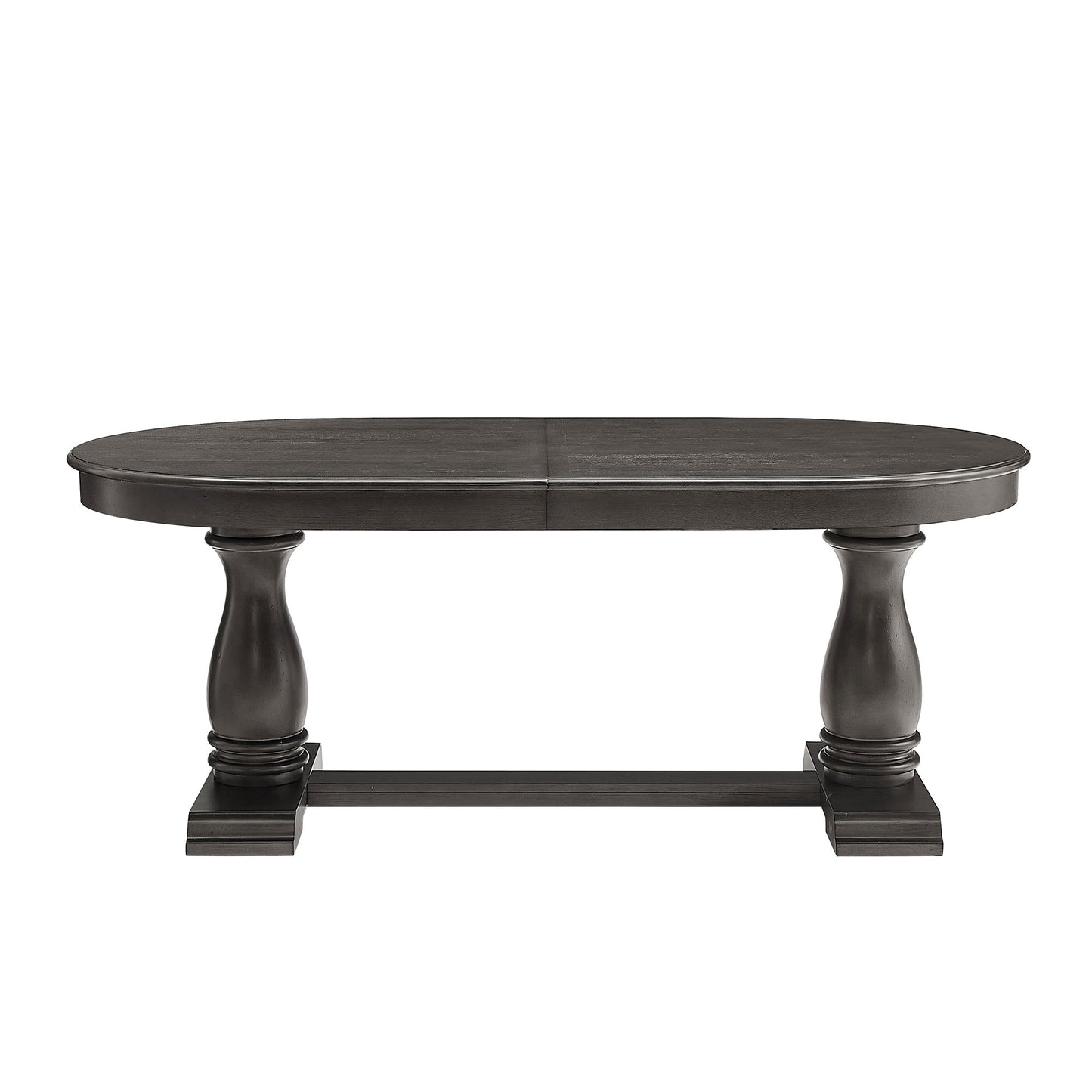 94.06 Inch Extendable Wooden Dining Table For 6 Persons,Long Expandable Curved Dining Table,Mid Century Modern Large Kitchen Table For Living Room,Restaurant