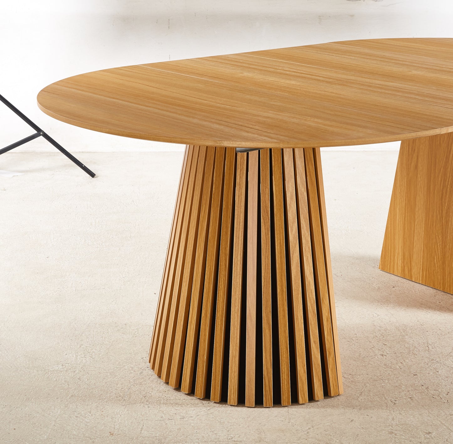 Extendable Table Mid-Century Modern Pedestal Table, Multi-Functional Dining Table For 6-10 People & Large Coffee Table,47.24-78.74INCH LENGTH