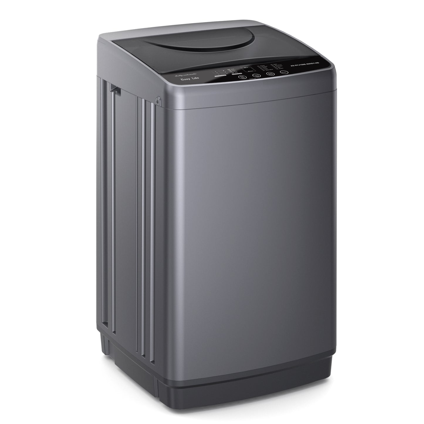 Portable Washing Machine, 7.7 Pounds, Fully Automatic Compact Model, Stainless Steel Tub, 10 Washing Modes, LED Display Screen