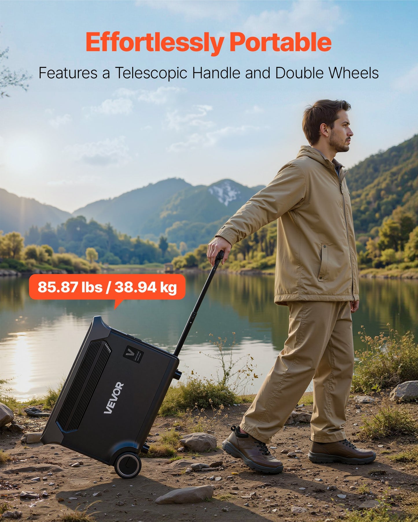 Portable Power Station, 3000W Solar Generator Power Station, 3072Wh LiFePO4 Battery Backup With 15 Output Ports For For Home Emergency, Outdoor Camping, RV Travel (Solar Panel NOT Included)