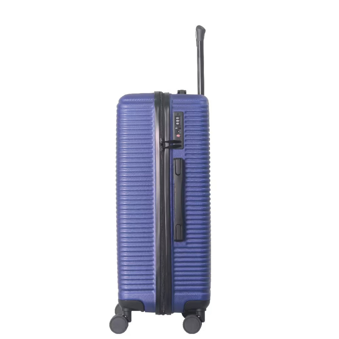 Luggage Sets ABS Hardshell 3pcs Luggage, Lightweight Durable Suitcase Sets Spinner Wheels Suitcase With TSA Lock 20''24''28'' Available Blue