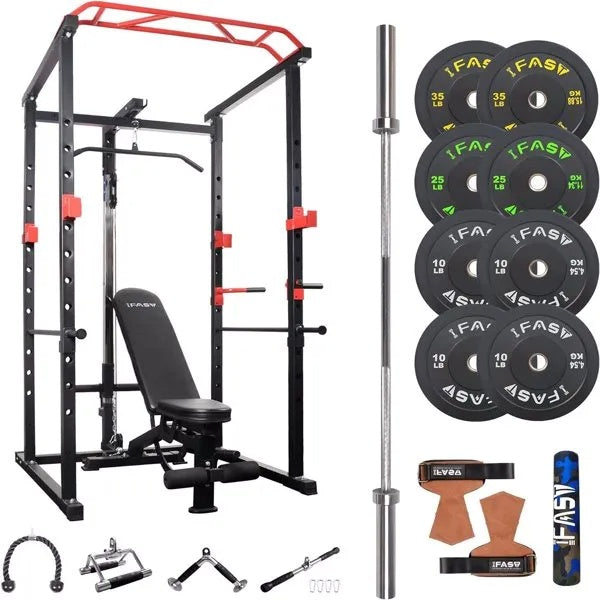 Home Gym Sets Multi-functional Power Cage,Home Adjustable Pullup Squat Rack