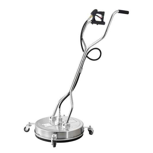 21' Pressure Washer Surface Cleaner 4 Wheels Dual Handle 4000 Max PSI