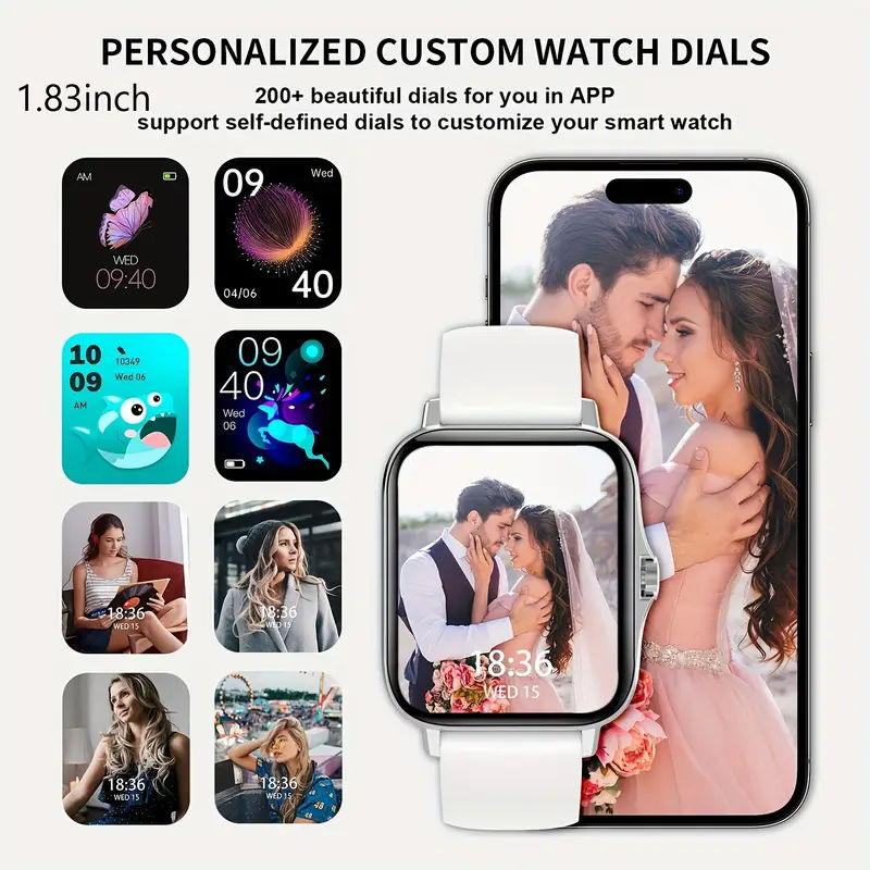 New Smartwatches Now On Sale, Featuring Message Alerts, Call Answering, Health Monitoring, Activity Tracking, Notification Reminders, And Fitness Functions.Not Waterproof
