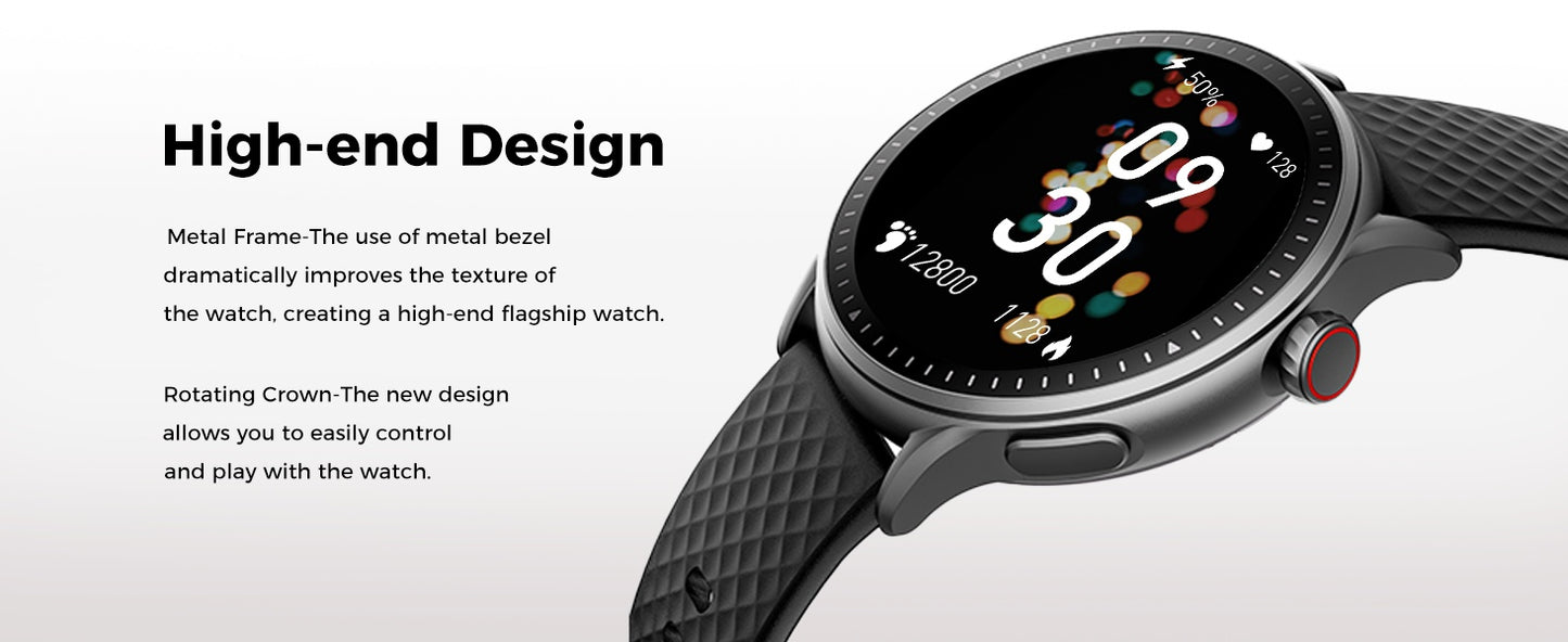 New 1.43-inch Disc Smart Watch Fitness Tracker