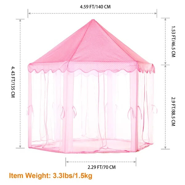 Kids Play Tents Princess For Girls Princess Castle Children Playhouse Indoor Outdoor Use