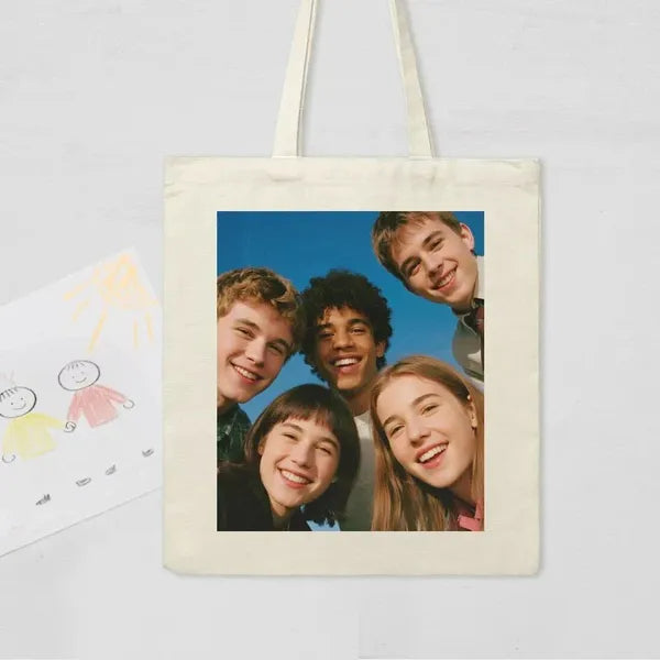 Custom Bags Canvas Bags Photo Upload Wedding Thankgiving Day Christmas Gifts - 33x25cm 13'x9.84'