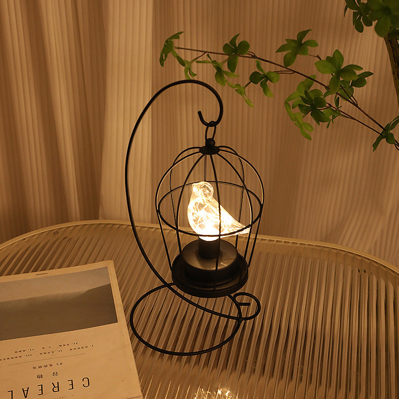 LED Christmas Lights Creative Iron Birdcage Night With A Romantic Design Perfect For Setting The Mood