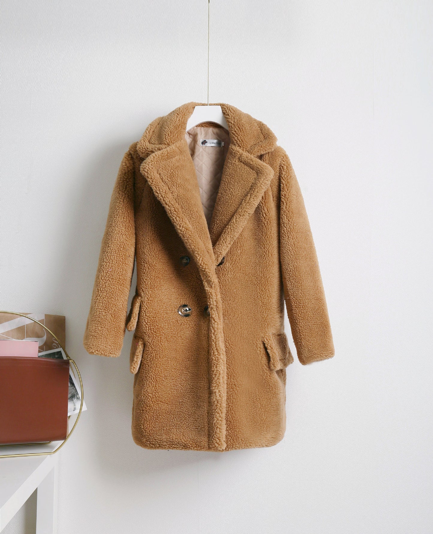 Women's fur coat jacket
