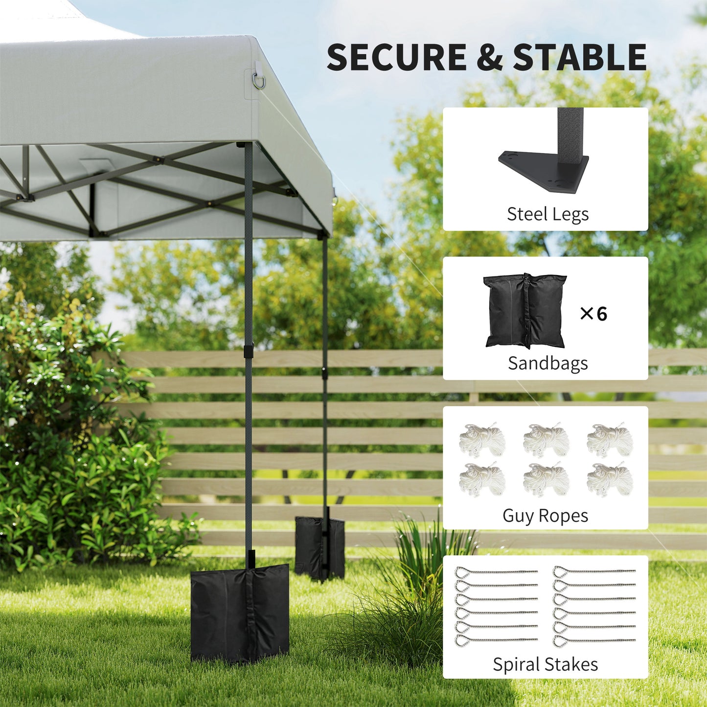 10 x 20 ft Pop Up Canopy Tent, Heavy Duty UPF50+ Outdoor Portable Instant Canopy Shelter with Wheeled Bag, White