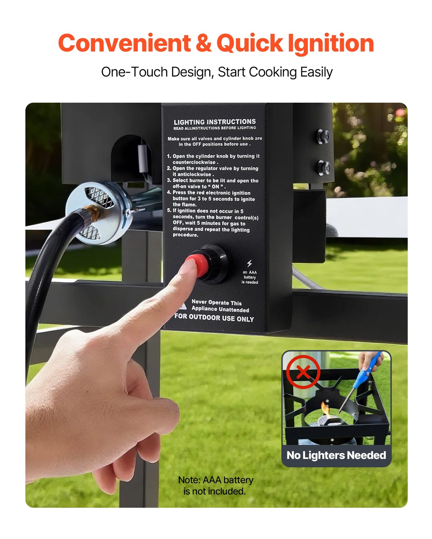 18QTx2 Outdoor Propane Deep Fryer Commercial Cooker Cart With Wheel Two Tank