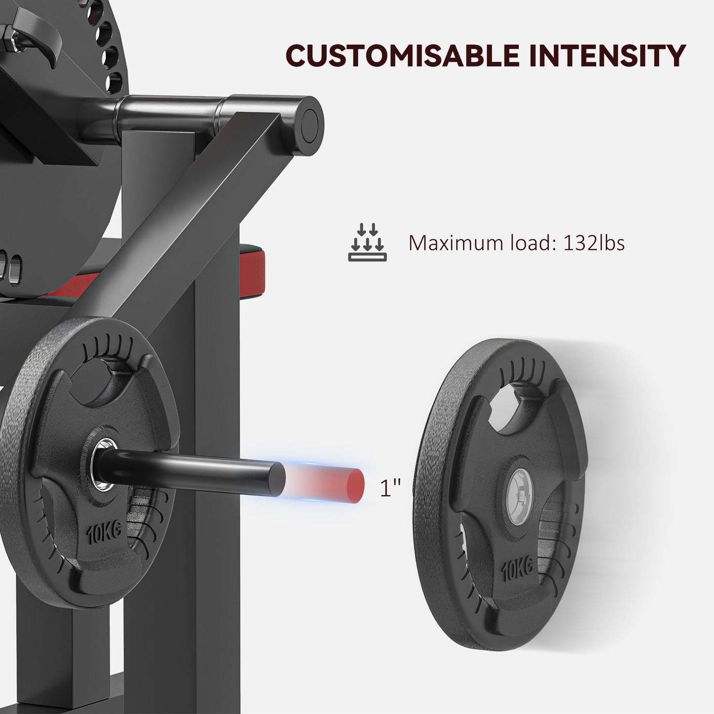 2-In-1 Bicep Preacher Curl Bench Bicep Curl Machine with Adjustable Seat and Elbow Cushion, for Home Gym Workout