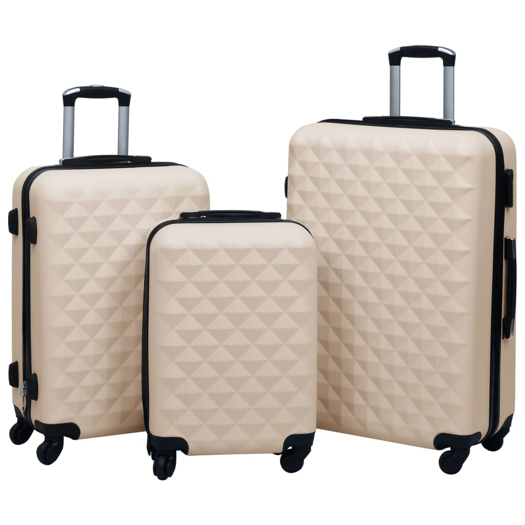 Hard Shell Trolley Set 3 pcs. ABS   Hard Shell Trolley Set 3