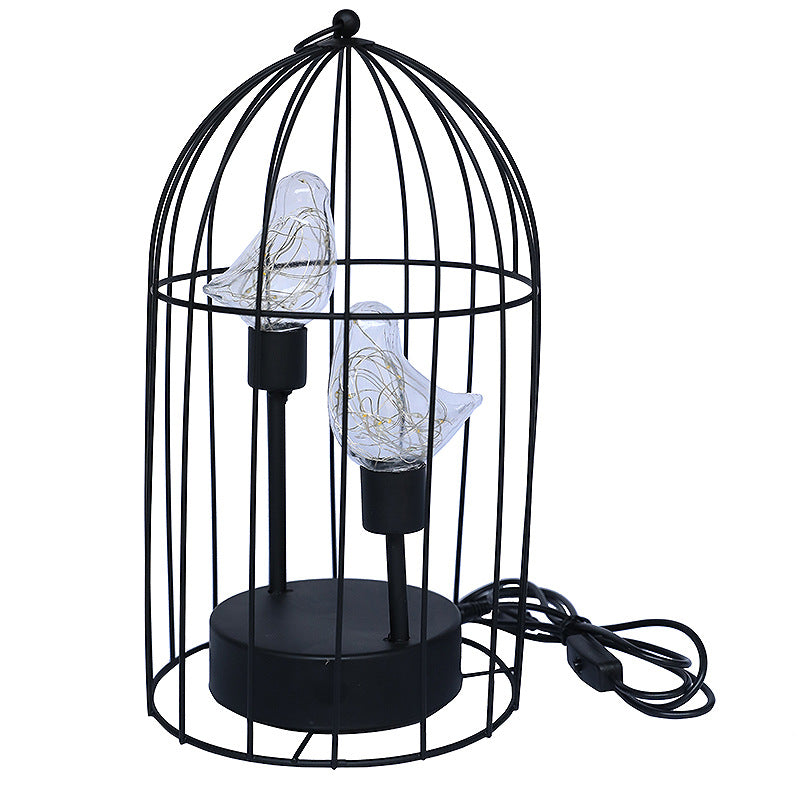 LED Christmas Lights Creative Iron Birdcage Night With A Romantic Design Perfect For Setting The Mood