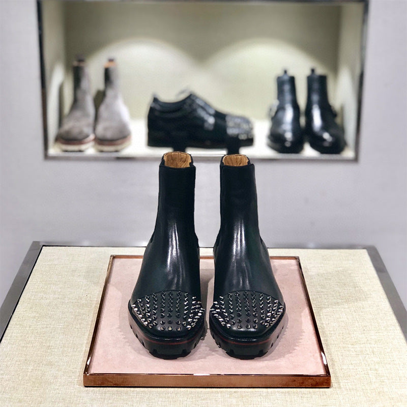 usiness casual shoes high top leather