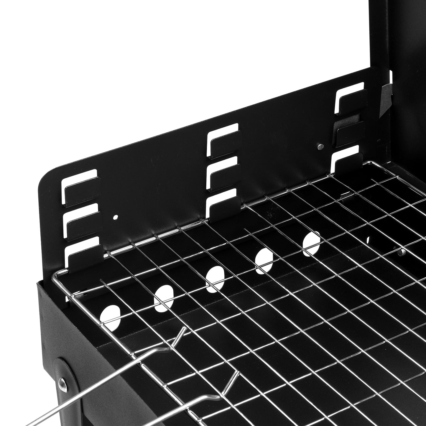 Black Portable Square Carbon Oven