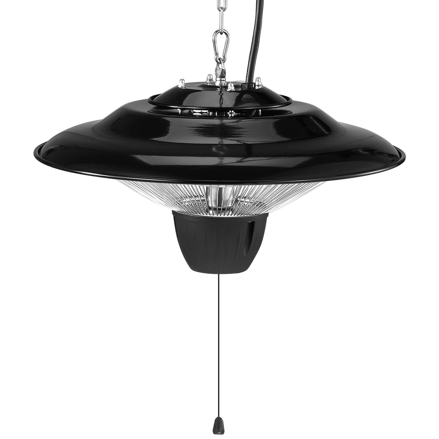 Hanging Patio Heater, 1500W Electric Space Infrared Heater, IP34 Protection With 23.6 Inch Pull Cord & Adjustable Chain, For Porch,Patio,Dining Room,Studio Outdoor/Indoor