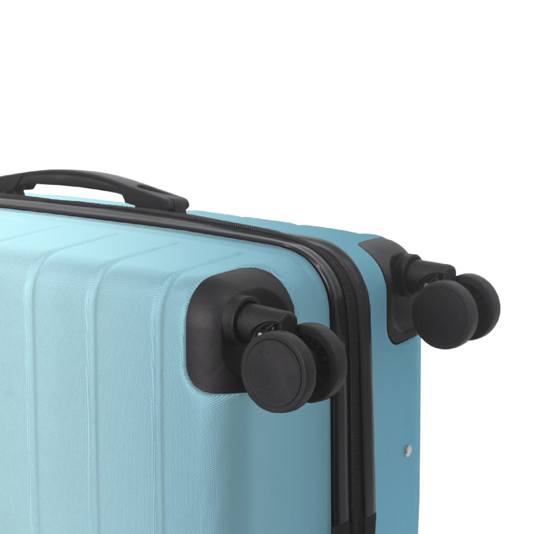 Luggage Sets ABS Hardshell 3pcs Luggage, Lightweight Durable Suitcase Sets Spinner Wheels Suitcase With TSA Lock 20''24''28'' Available Blue