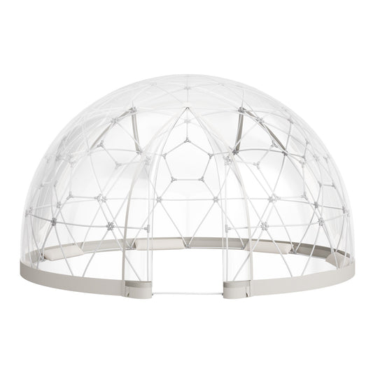 Garden Dome Igloo, 9.5 X 5.7 Ft Outdoor Clear Bubble Tent For 2-4 Person, Weatherproof Geodesic Dome Greenhouse  With Window, PVC Igloo Tent For Backyard Patios Camping Party Wedding