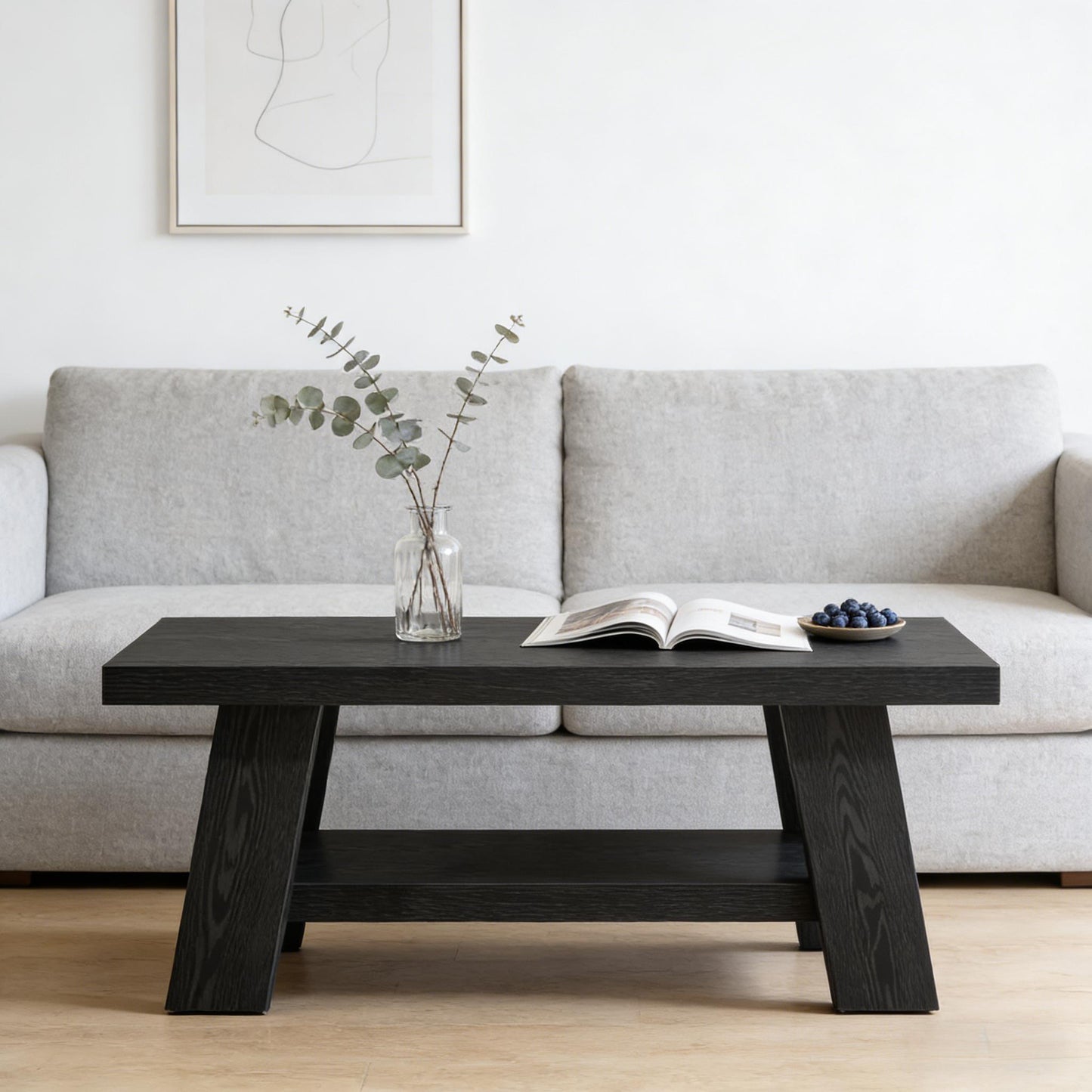 Ample Storage Coffee Table,2-tier Center Table,Chating Table