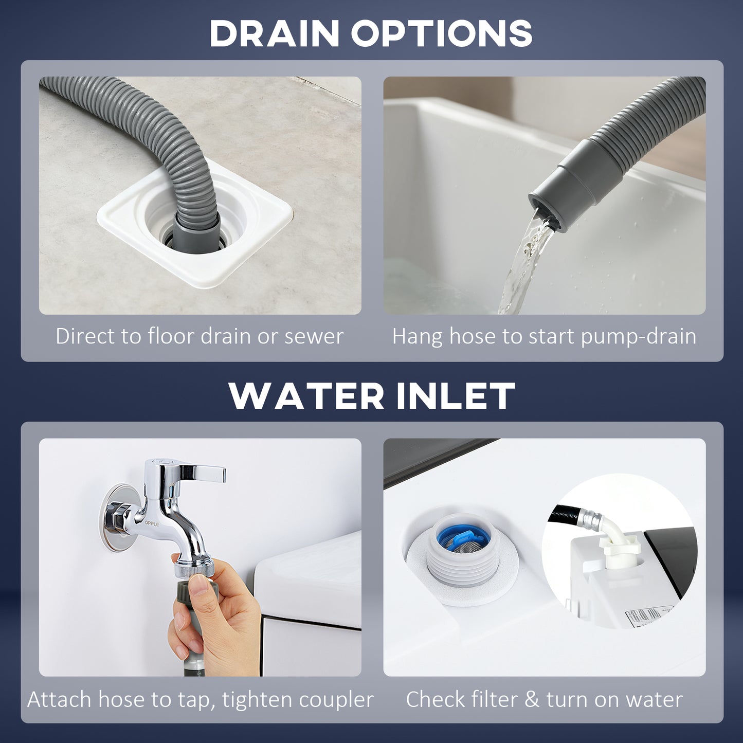 Compact Washer, Portable Washing Machine