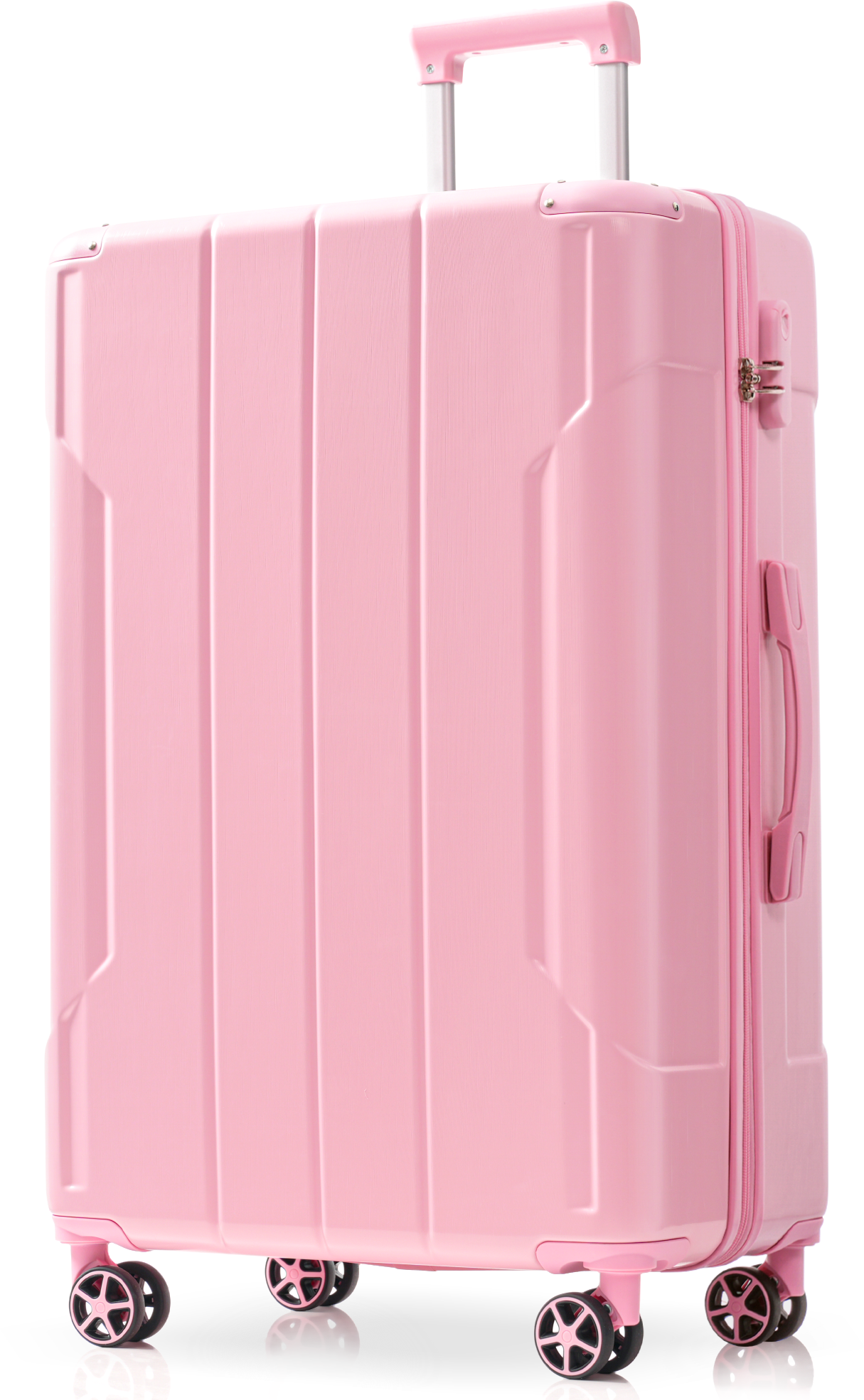 Hardshell Luggage, Lightweight Durable ABS Suitcases With Double Wheels, Expandable 28-inch Checked Luggage 28