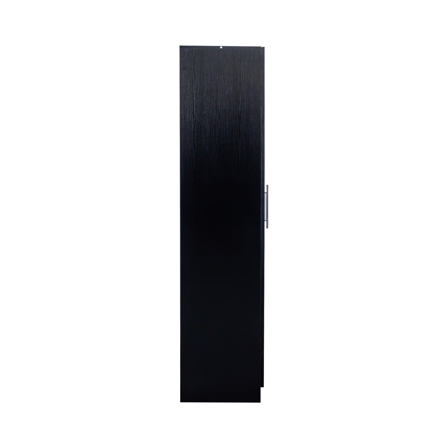 Stackable Wall Mounted Storage Cabinet, 15.75 D X 15.75 W X 70.87 H,black