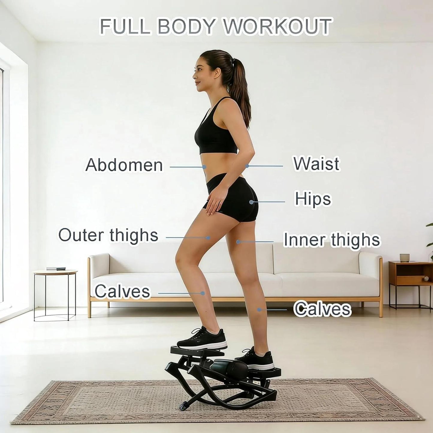 Multifunctional Mini Stepper, Anti-slip Pedal Indoor And Outdoor Fitness Equipment,Self-pickup Only