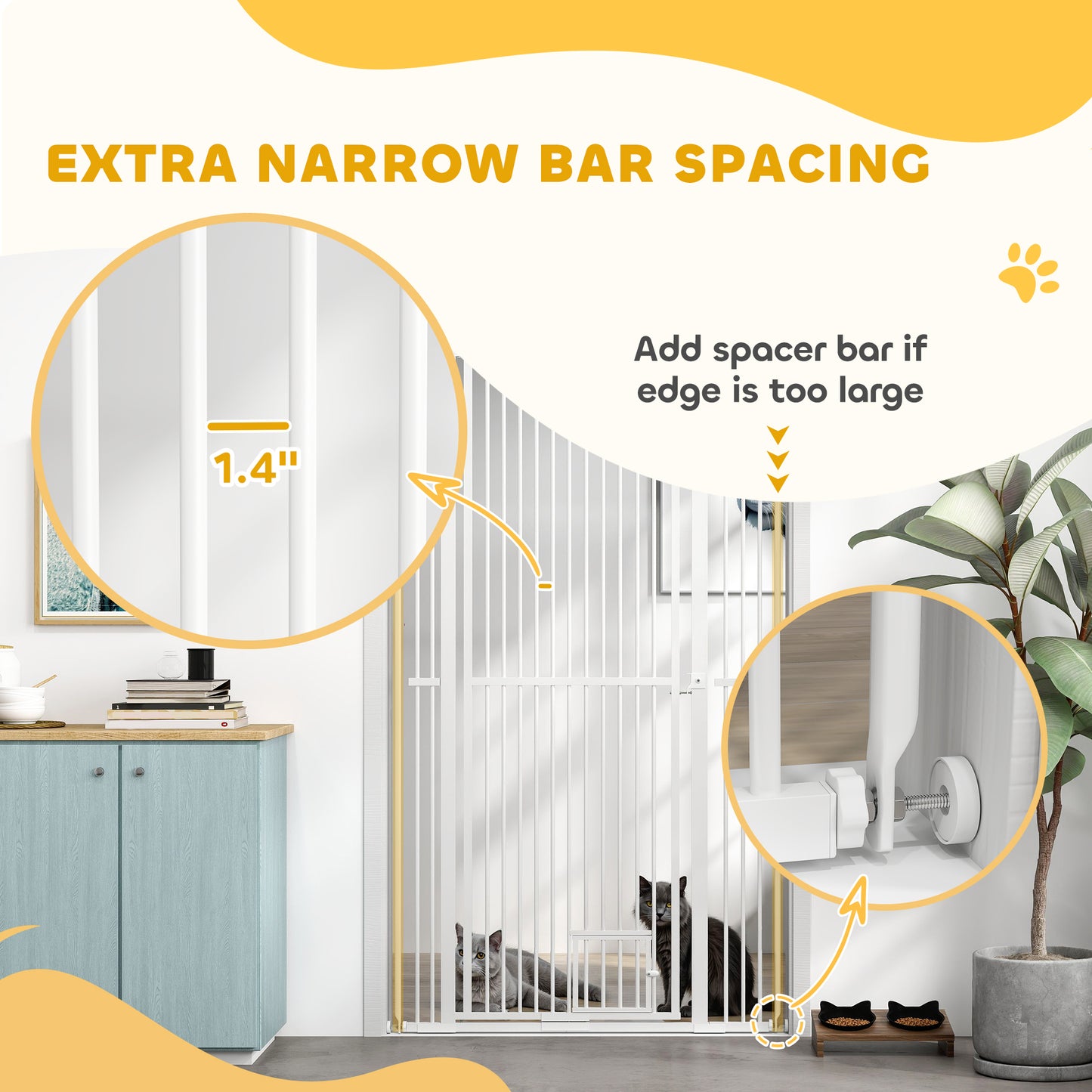 67" Extra Tall Pet Gate