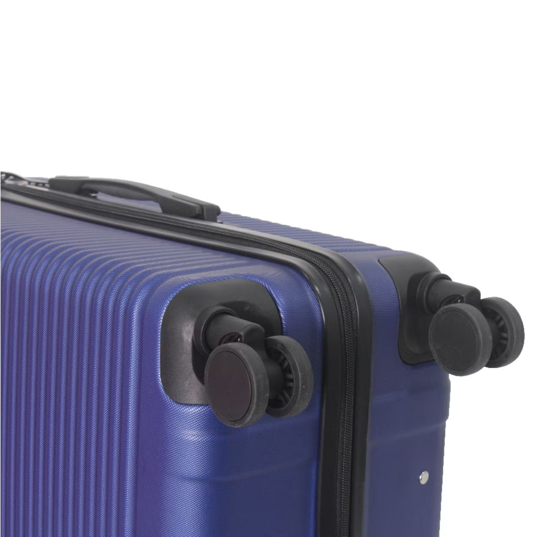 Luggage Sets ABS Hardshell 3pcs Luggage, Lightweight Durable Suitcase Sets Spinner Wheels Suitcase With TSA Lock 20''24''28'' Available Blue