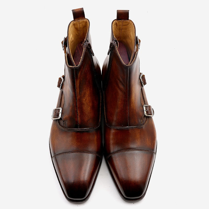 Men's Handmade Leather Breathable Casual Shoes