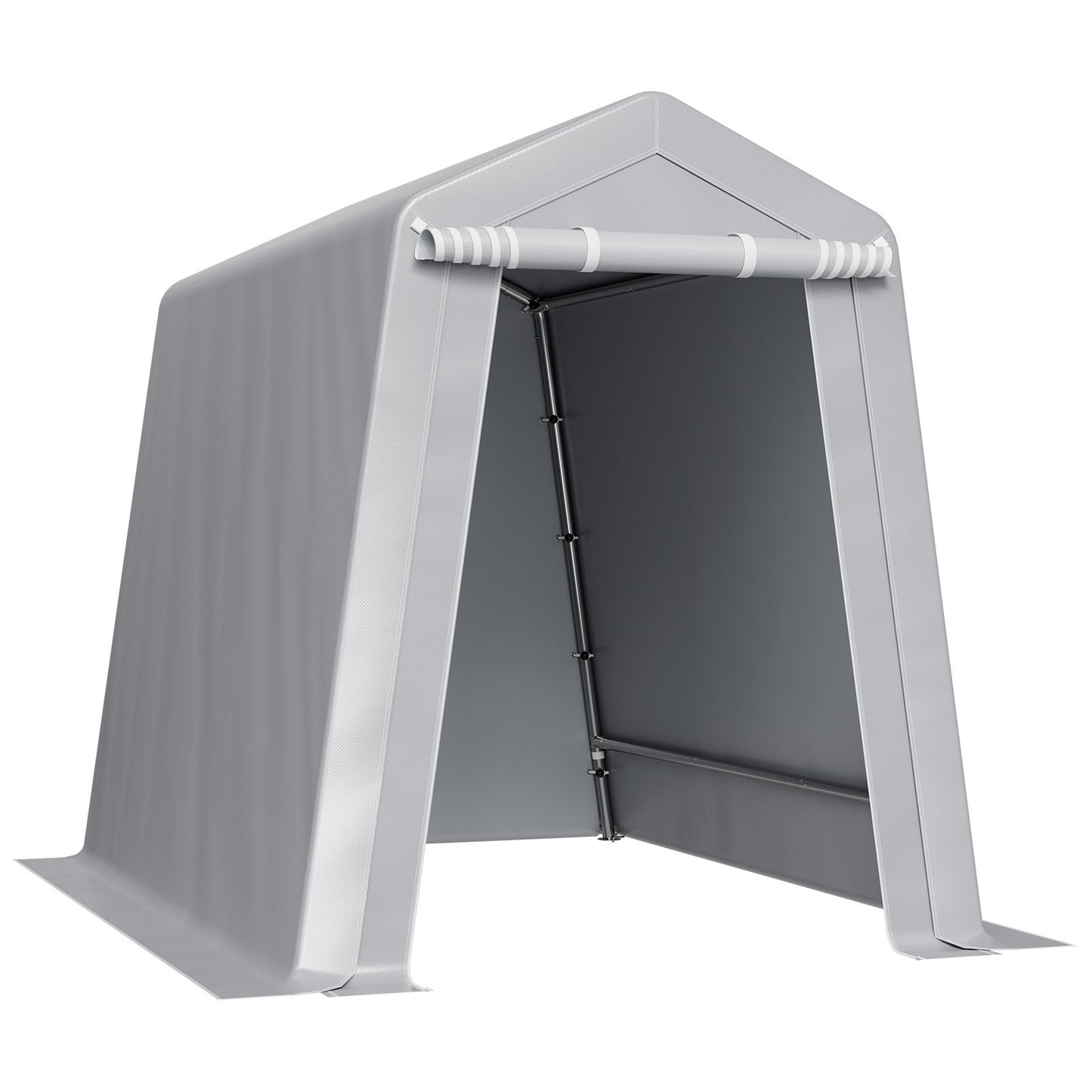 Outdoor Storage Shelter Shed 6x8 Ft Waterproof Portable Canopy Carport Tent
