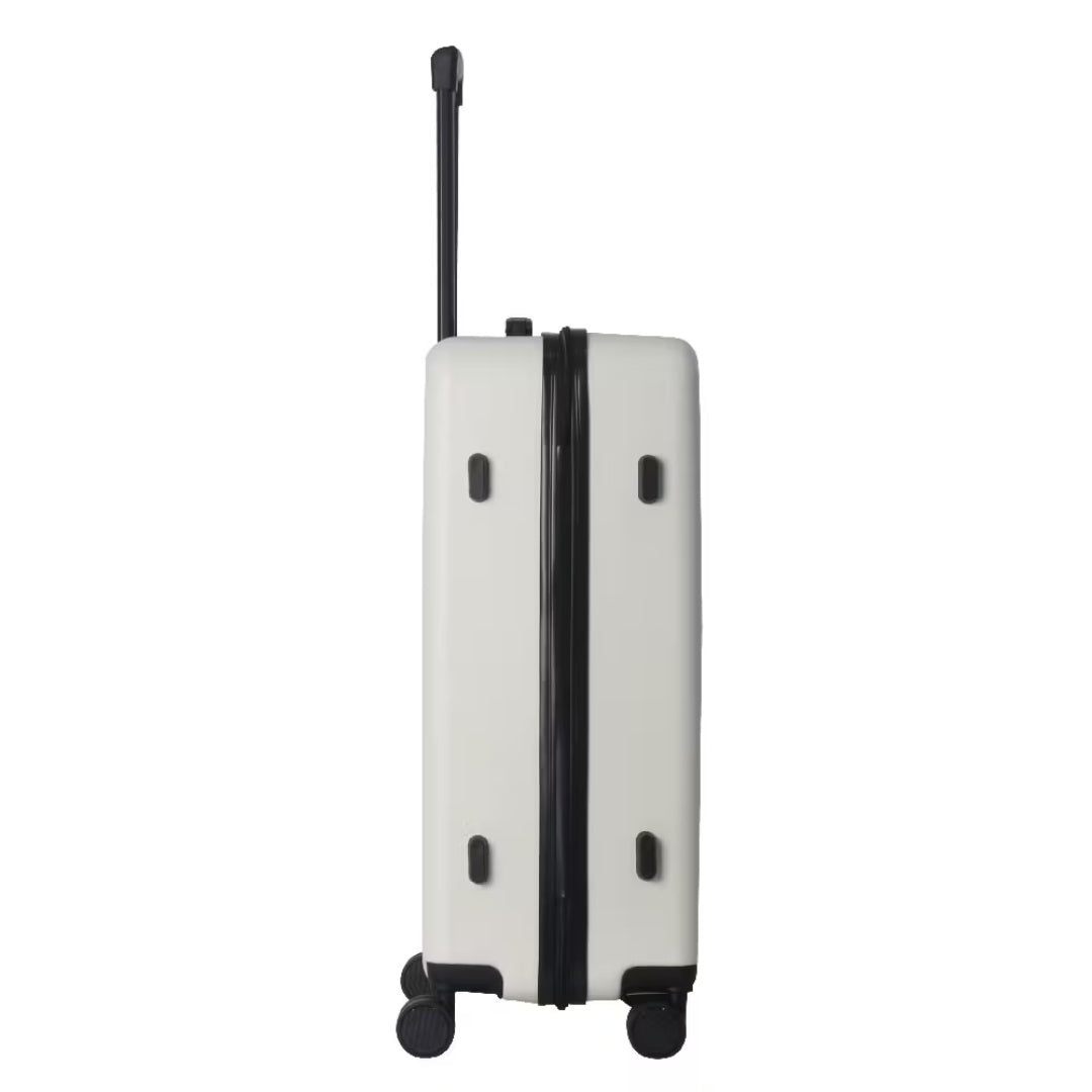 Luggage Sets ABS Hardshell 3pcs Luggage, Lightweight Durable Suitcase Sets Spinner Wheels Suitcase 20-24-28  White