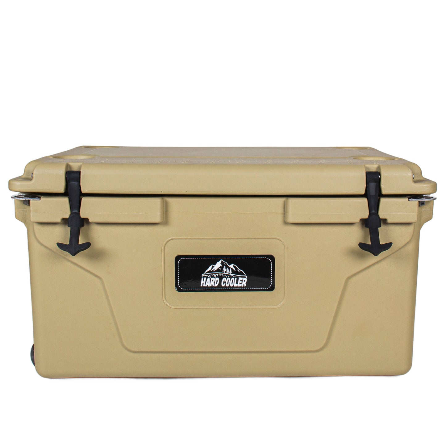 110 Quart Khaki Cooler, Rotomolded Insulated Ice Chest - Heavy-Duty Hard Shell Cooler With 6-10 Day Ice Retention For Camping, Fishing, Tailgating & Outdoor Adventures
