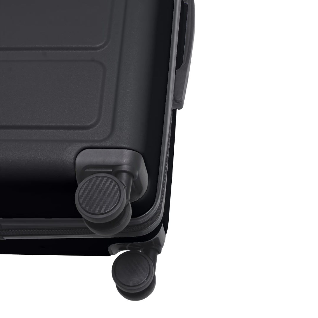 Luggage Sets ABS Hardshell 3pcs Luggage, Lightweight Durable Suitcase Sets Spinner Wheels Suitcase 20 24 28 BLACK