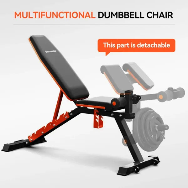 DAV Adjustable Preacher Curl Weight Bench With Leg Extension[Support For Self-pickup Face Sheet, Daily Face Sheet Submission Deadline 16:00]