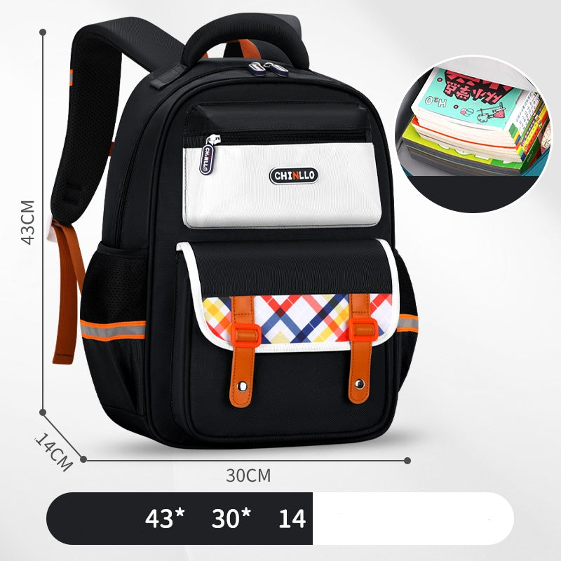 New Trendy Grader Schoolbag - All Kinds Of Schoolbag Students 1-6 Grade Large Capacity Ridge Protection Portable Quality Backpack