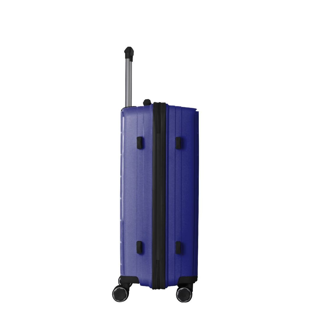 3-Piece Luggage Set Travel Lightweight Suitcases With Rolling Wheels, TSA Lock & Moulded Corner, Carry On Luggages For Business, Trip, 20-24-28, Navy Blue