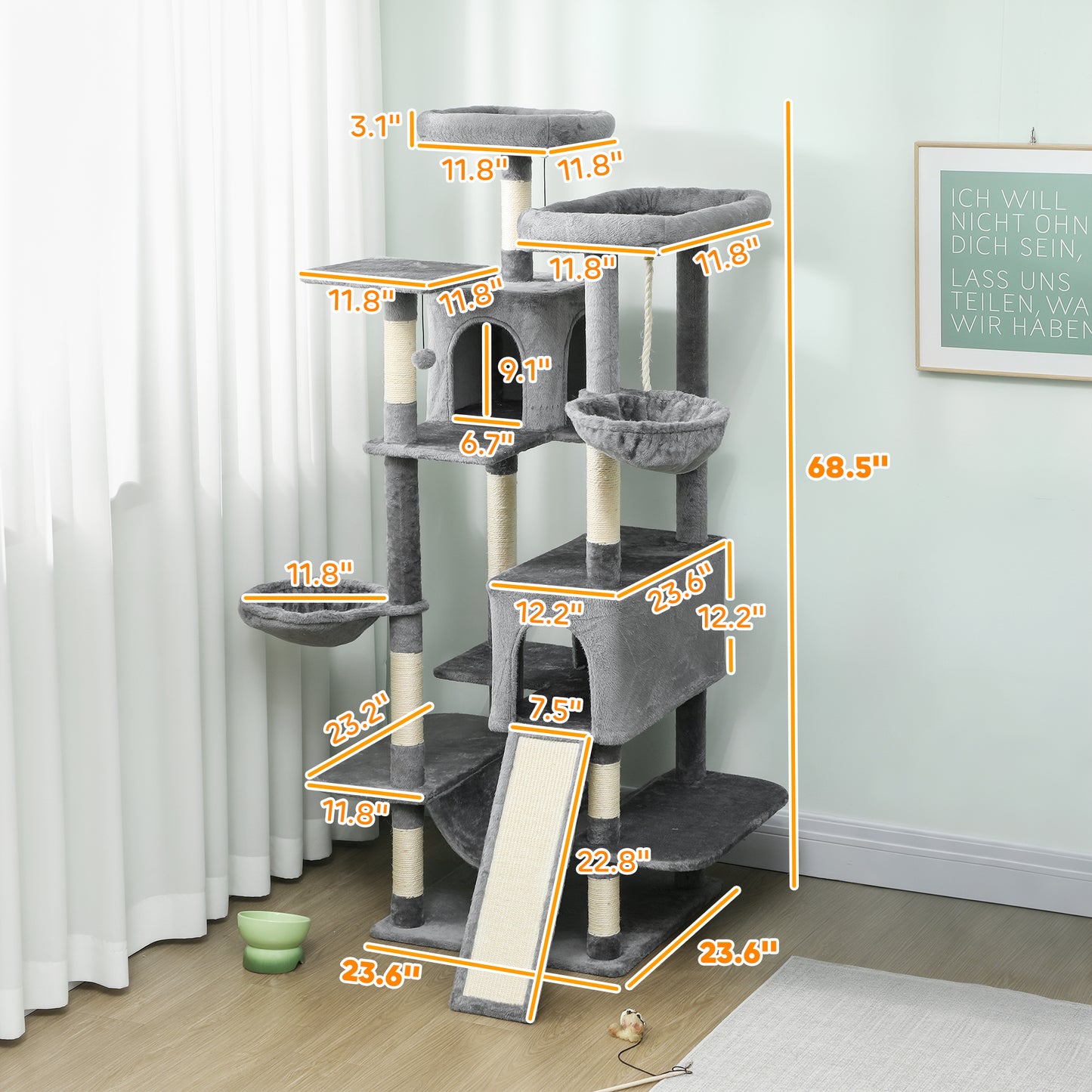 69" Cat Tree