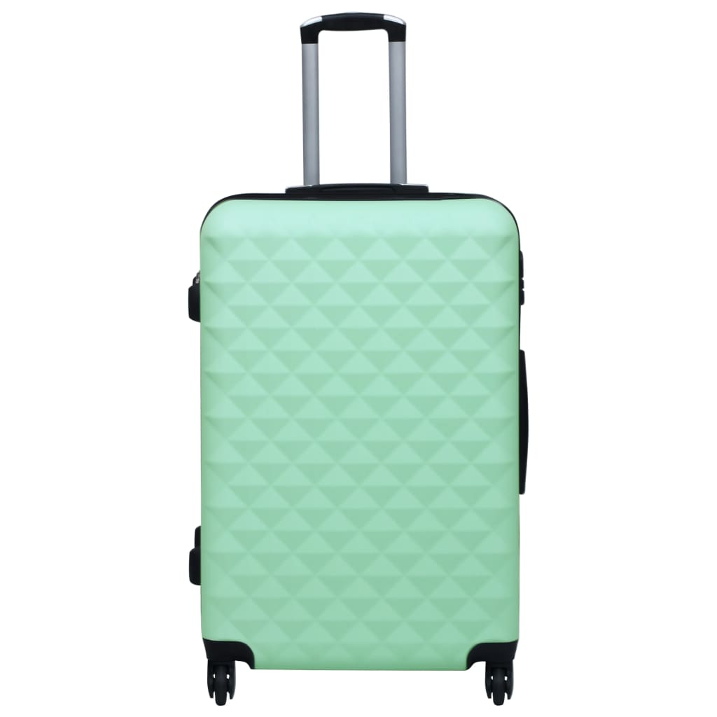 hard shell trolley, mint green ABS;   hard shell trolley, golden ABS