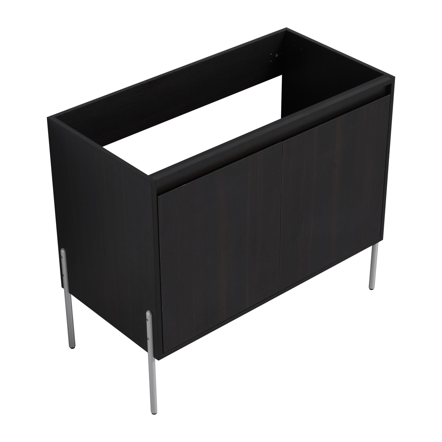 36 Freestanding Bathroom Vanity, Storage Cabinet With Soft Closed Doors KD-Package-Excluding Sink
